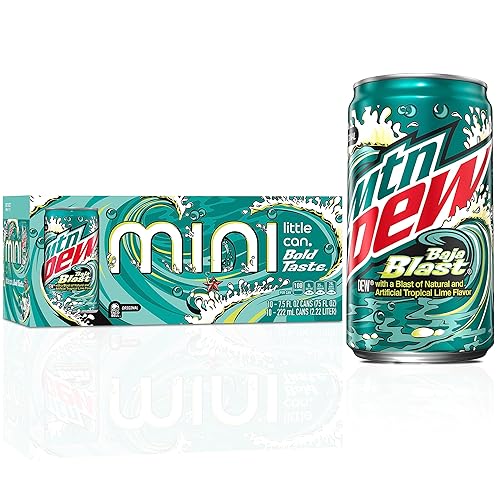 Miniatura 8 de Refrescos Mountain Dew 75 onzas mini latas paquete de 10