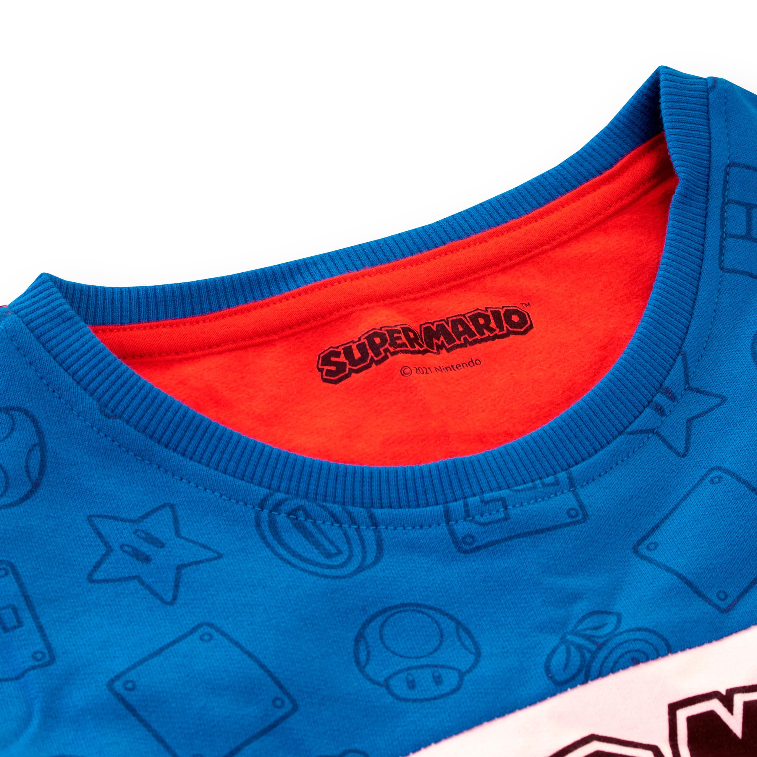 SUPER MARIO BROS Chłopcy Zestaw Bluzy i Spodni dla gamerów Dresowych dla chłopców Zestaw bluzy i joggerów dla dzieci Wielobarwny 122