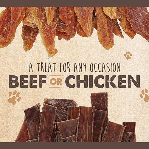 Miniatura 9 de Mighty Paw Naturals Chicken Jerky Dog Treats Cecina de pollo para razas pequeñas, medianas y grandes. Golosinas naturales para perros. Golosinas