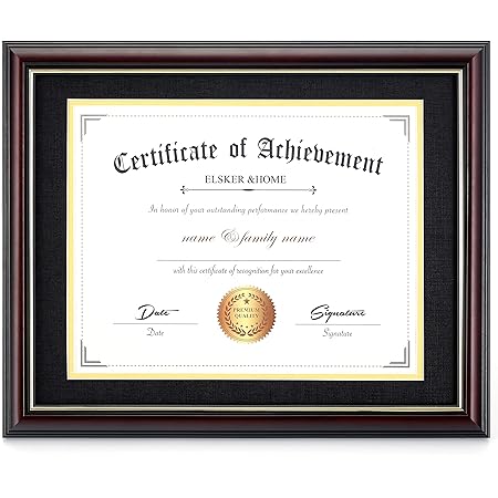 diploma elsker matte 11x14 5x11 reddish certificates rim