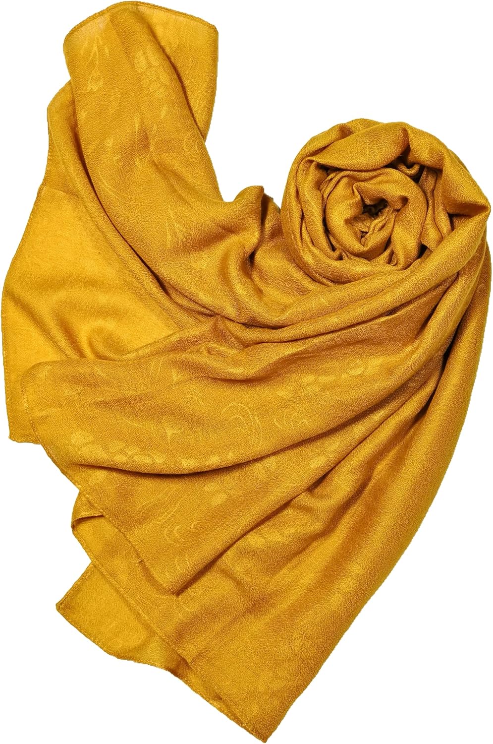 Shanlin Floral Pattern Solid Color Long Scarves for Women - Image 3