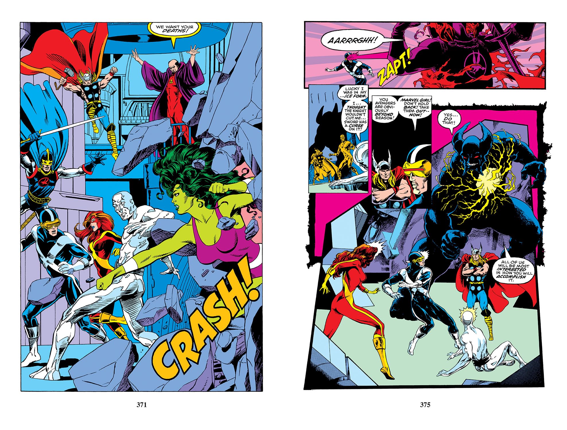X-Factor: The Original X-Men Omnibus Vol. 2 Walter Simonson Inferno Cover
