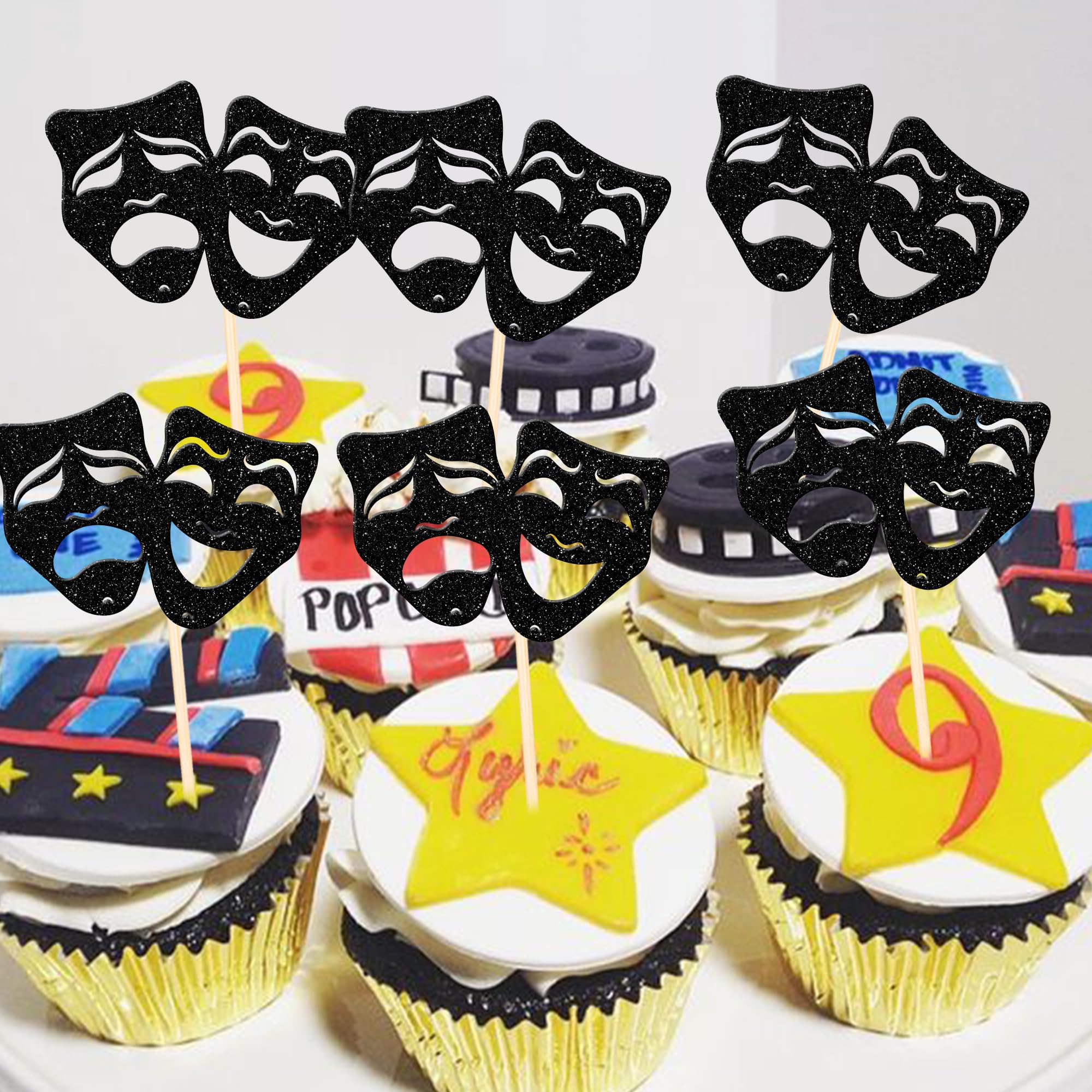 Soirée Cinéma Pour Cupcakes, Soirée Cinéma, Décorations De Fête Cinéma, Fête D'anniversaire Cinéma, Cadeaux De Fête Pour Soirée Cinéma, Imprimable, Numérique - France