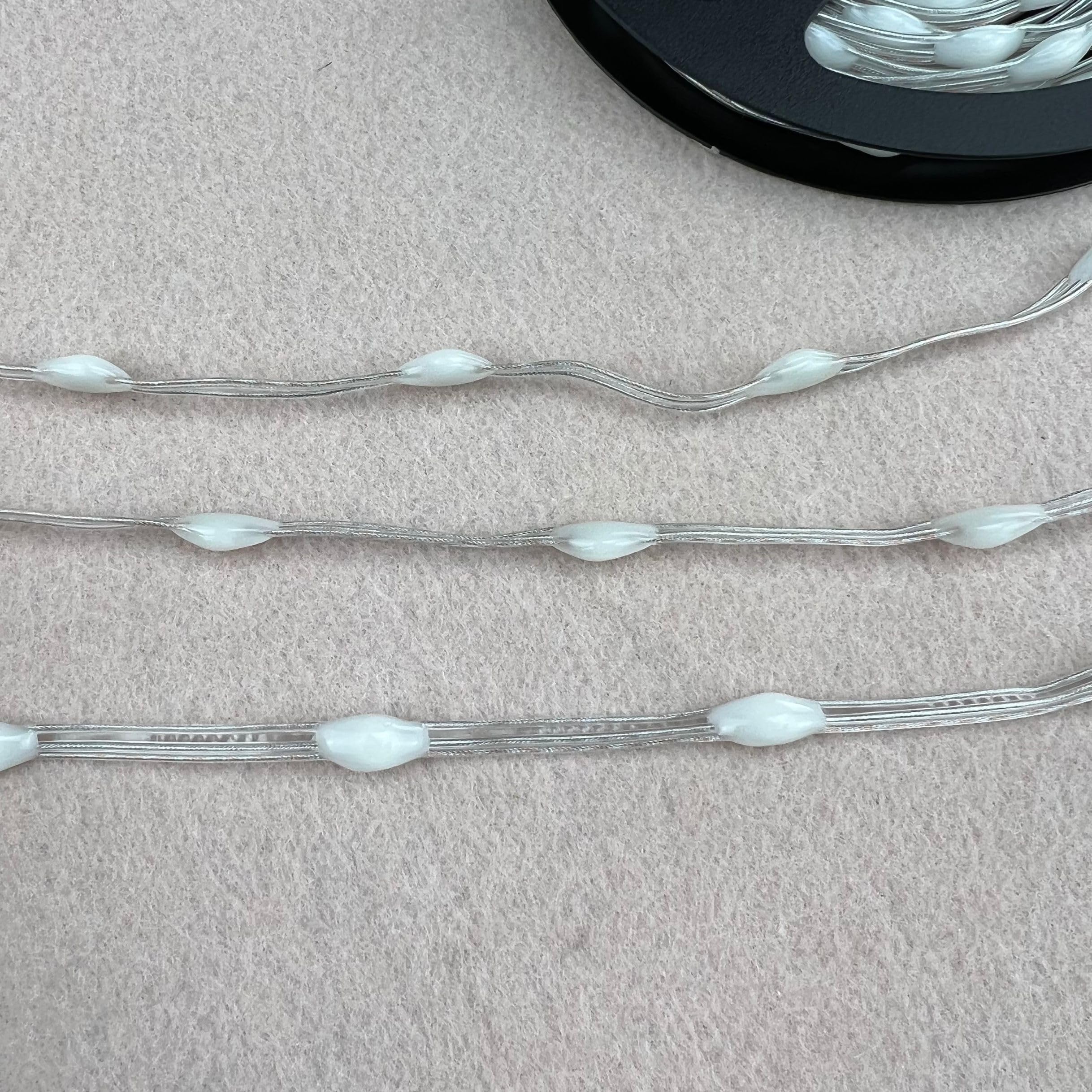 WENWENLEE DC12V 1000ct SK6812/WS2811 LED Pebble String Light;RGB addressable Full Color;IP65;3D 360 Degree Light-Emitting(20CM Pitch_1000 Pixels_100W)