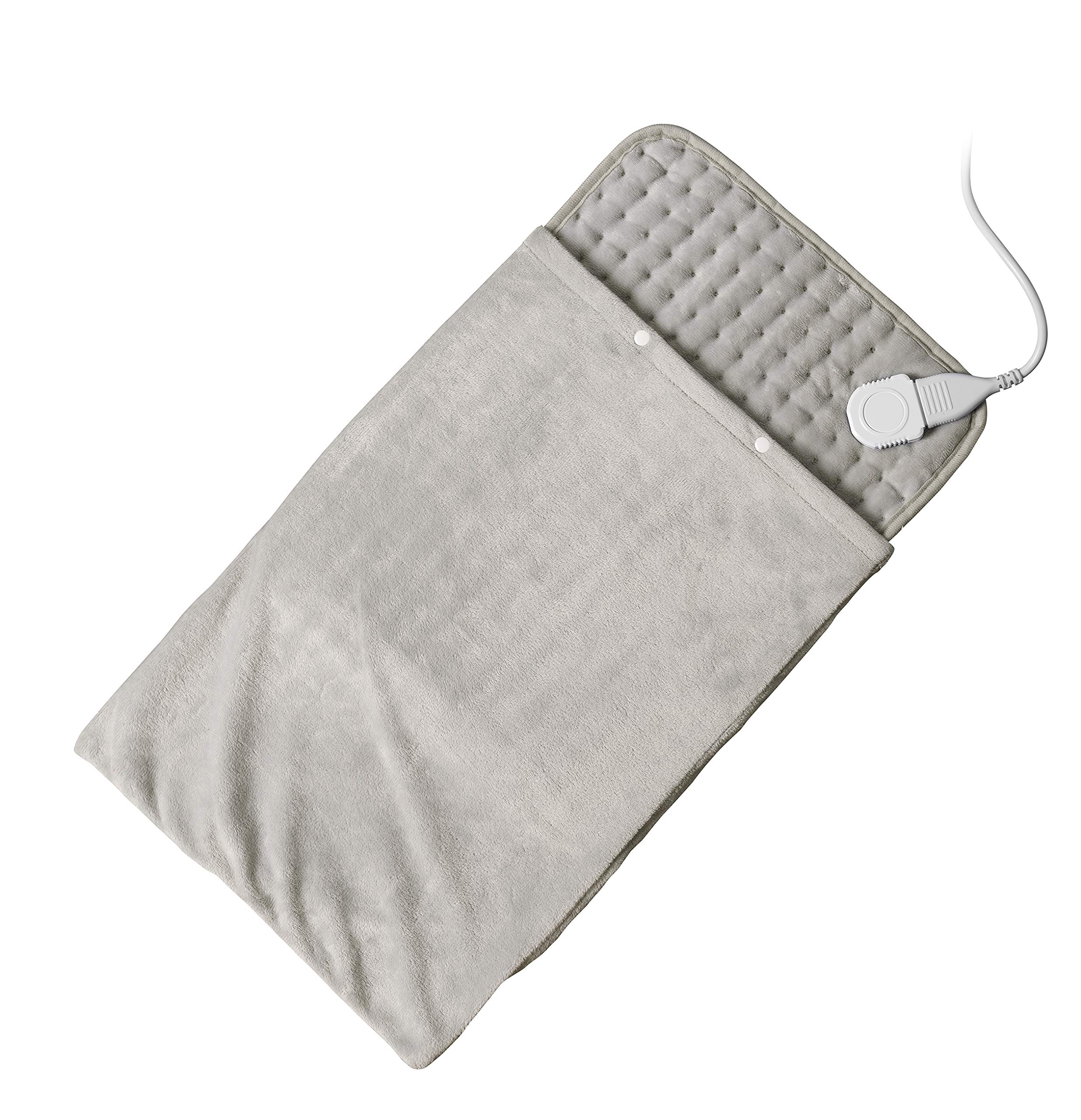 MACOM, Termoforo, Riscaldamento Ultra Rapido, 100W, 6 intensità di calore, morbido e sfoderabile, Dimensione 40X30 cm, Enjoy & Relax 934 Caldus Plus