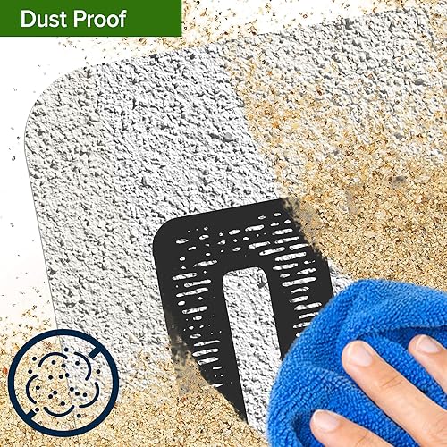 Miniatura 351 de My Sign Center - Letrero personalizado, 11 colores de fuente, 13 estilos de fuente, 4 opciones de agujero, 22 tamaños, 8 x 32 pulgadas, sin óxido,