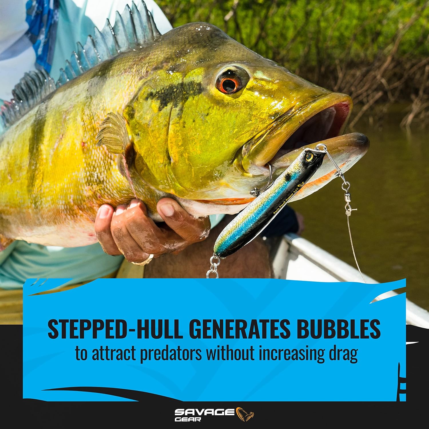 Savage Gear Panic Pencil Popper Fishing Hard Bait