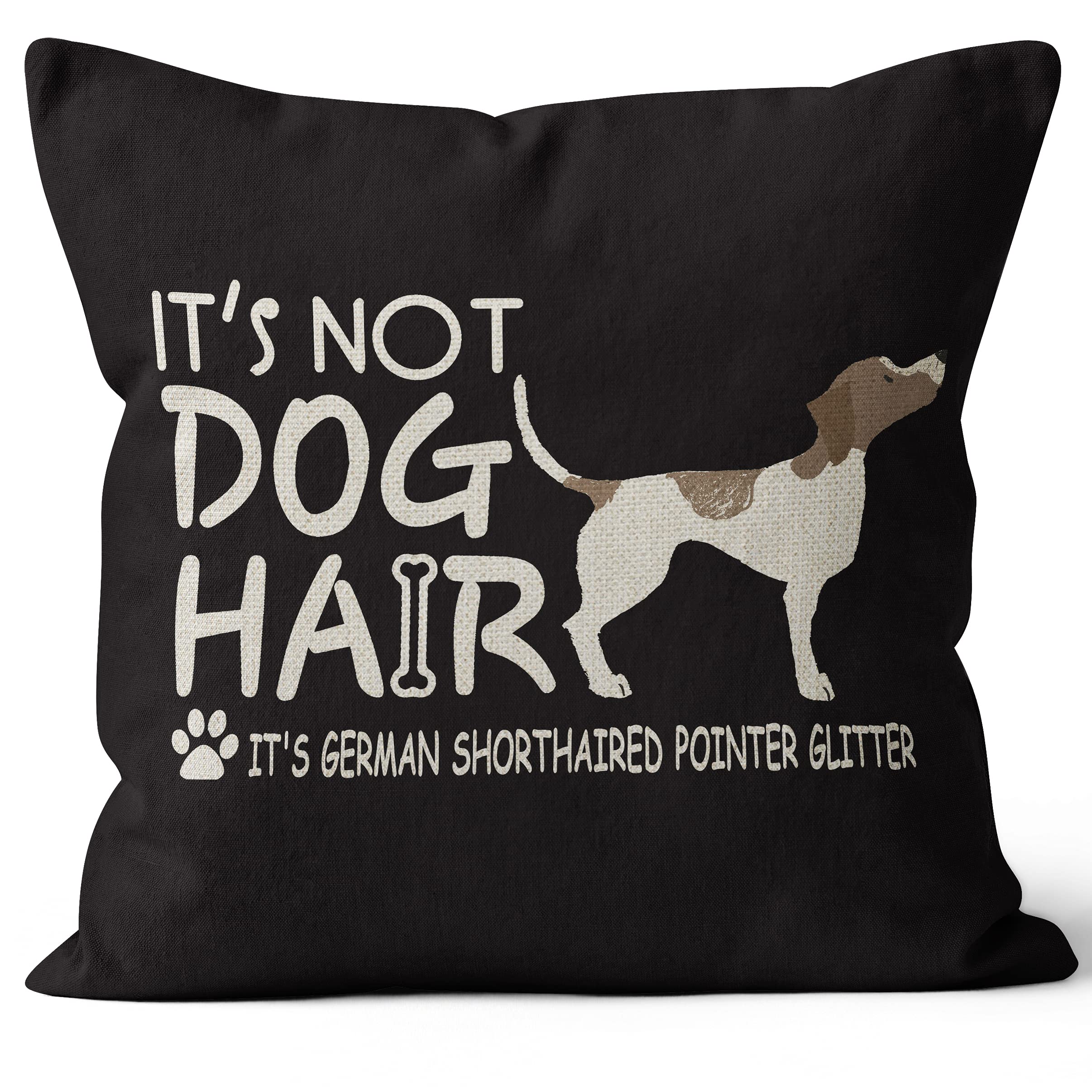 M-Qizi German Shorthaired Pointer Pillow Covers - 18x18 Linen Dog Pillow Cover, Pointer Gifts Decor, Gifts for Dog Lovers