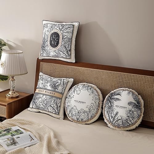 Miniatura 6 de Velvet Luxury Series - Fundas de almohada decorativas, fundas de cojín decorativas para sofá, cama (paquete de 2, beige, 18 x 18 pulgadas, cuadrados)