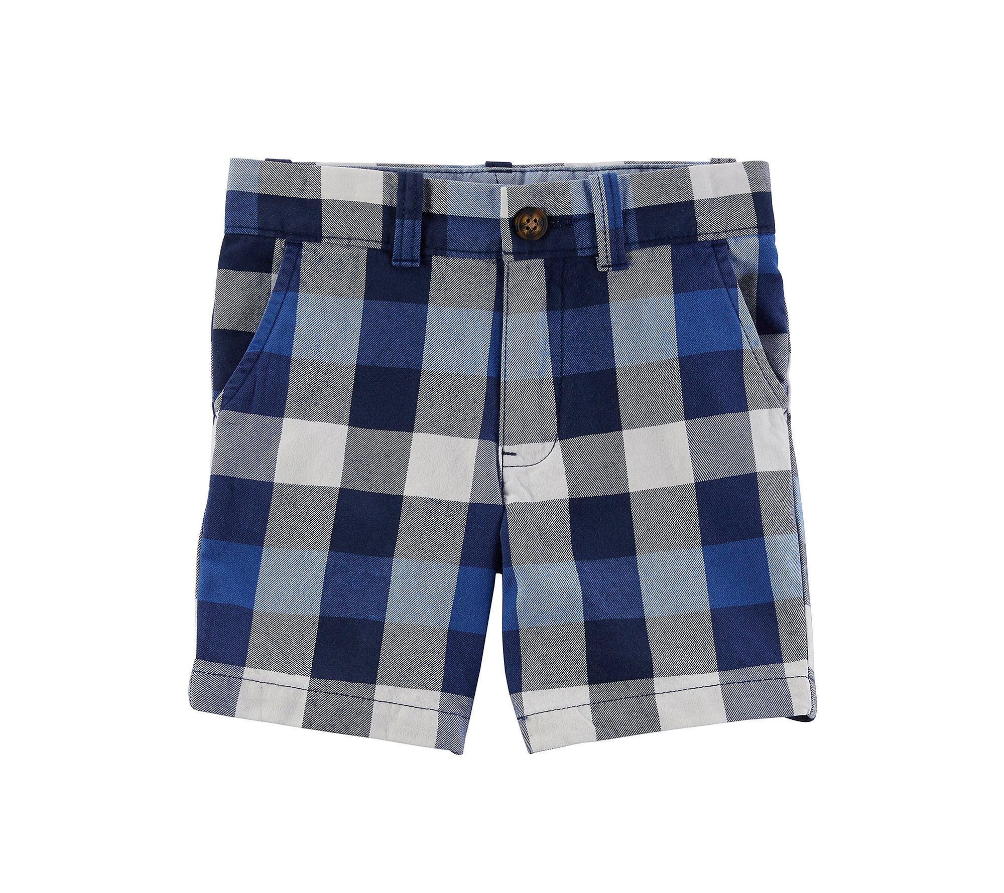 Carter's Boys' 4T-4 Plaid Shorts 4
