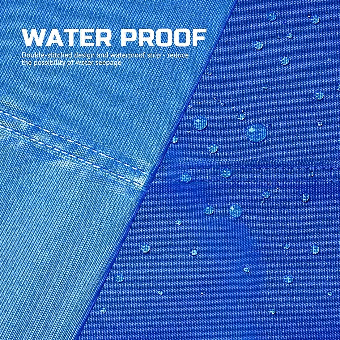 KING BIRD Heavy Duty Boat Cover, 600D Anti-Fade Marine Grade Oxford，Fits V-Hull, Tri-Hull, Runabout Boat Cover-Waterproof Trailerable Anti-UV with Adjustable 2 Tie-Down Straps & Motor Cover : Sports & Outdoors