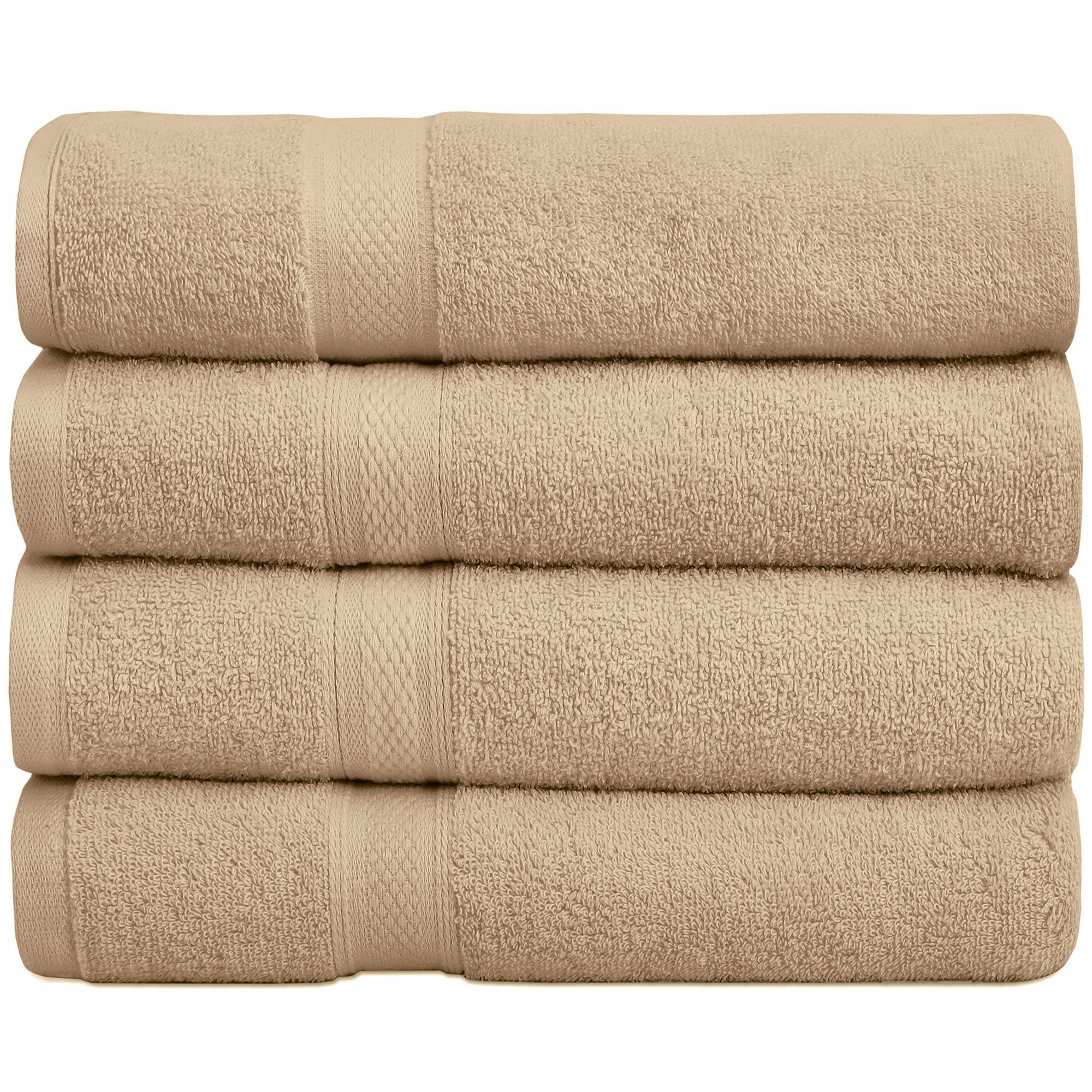 Serviettes de bain beige pour maison et spa | Créez votre espace bien-être à domicile