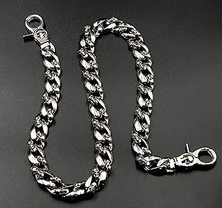 新品、未使用‼️スカルデザイン ウォレットチェーン 約80cm パンクY2K平成