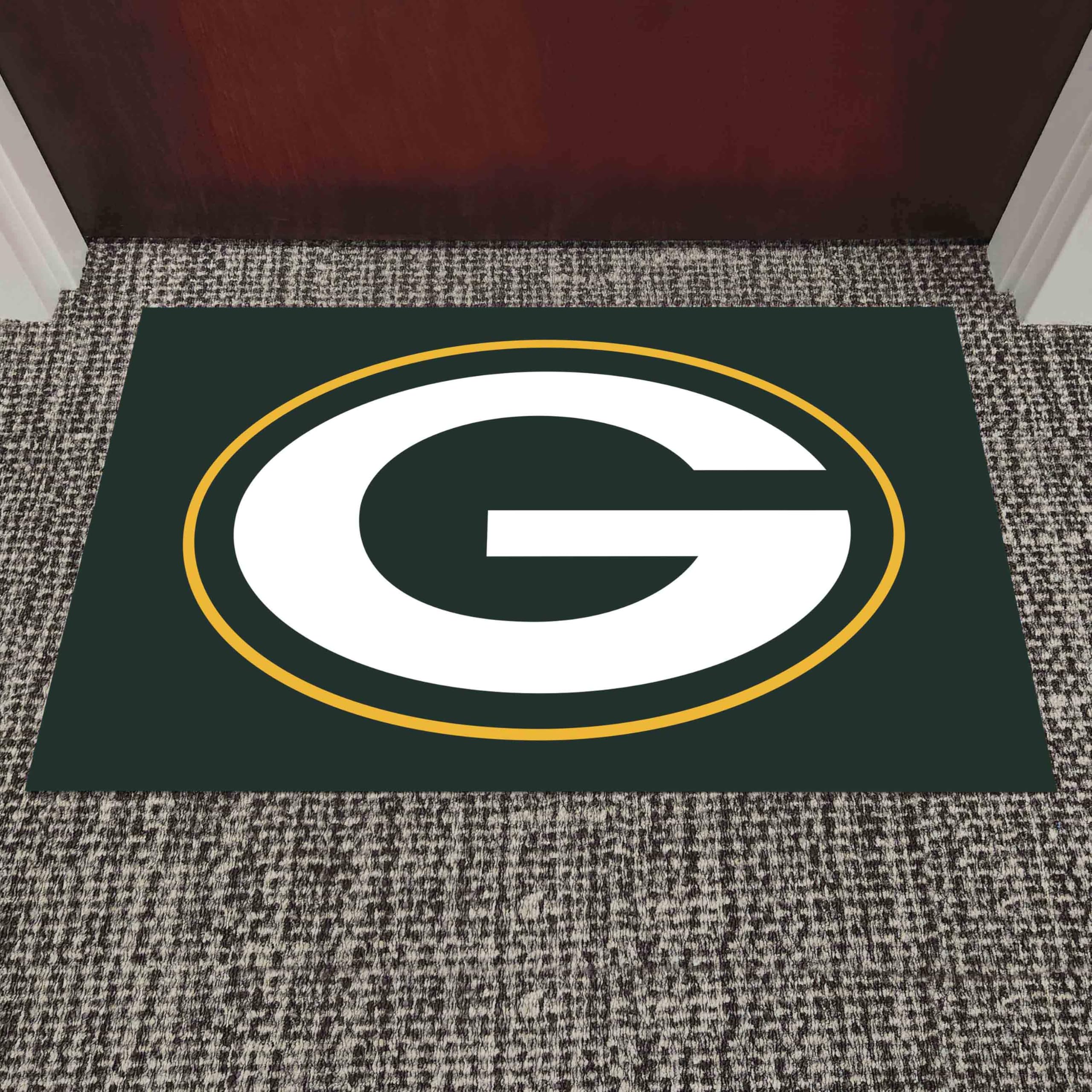 FANMATS 31664 NFL - Green Bay Packers HiDef Rookie Mat|Primary Logo|18 x 30 inches