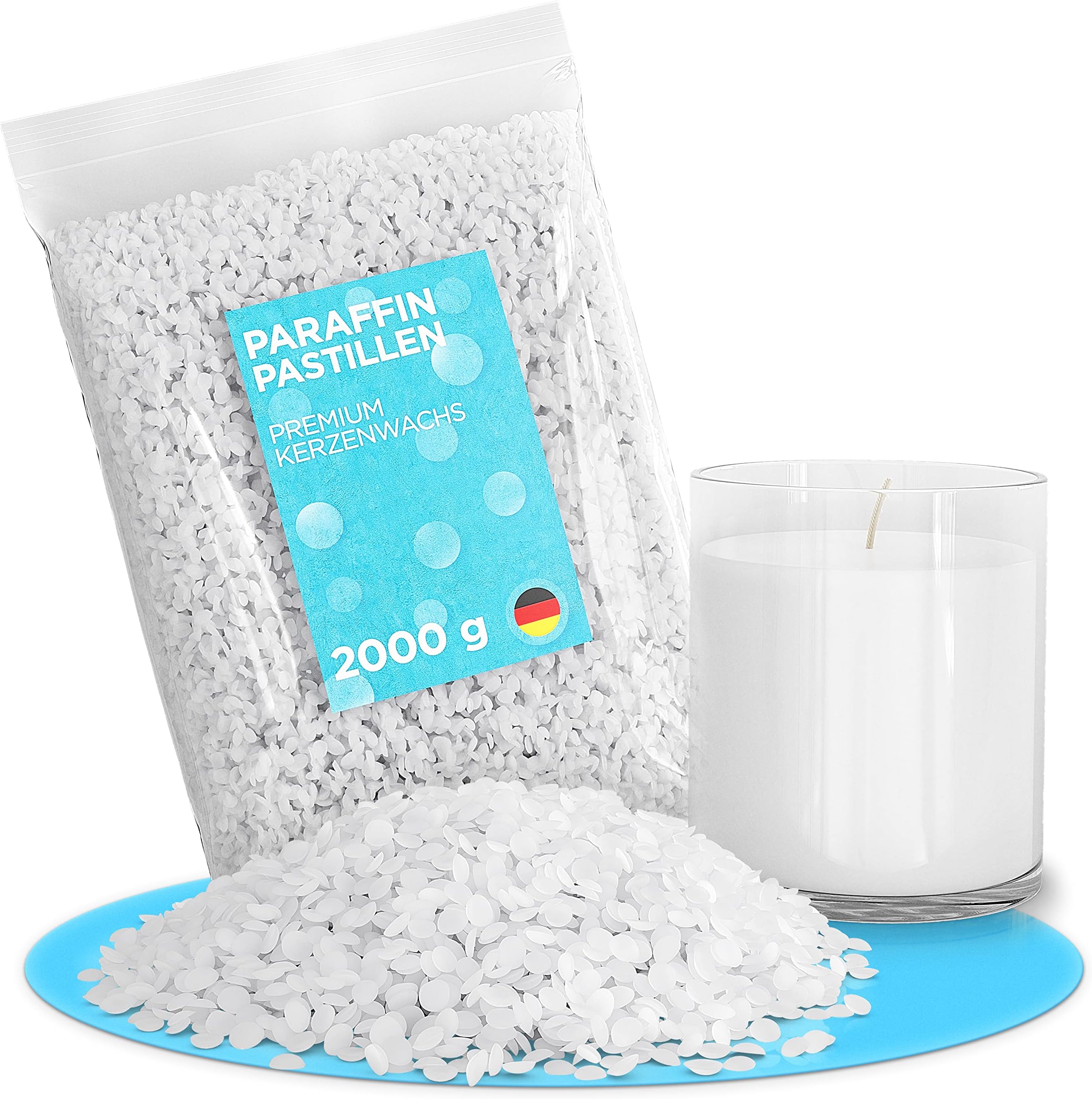Paraffin Candle Wax for Making Candles White Wax Granules 2 kg