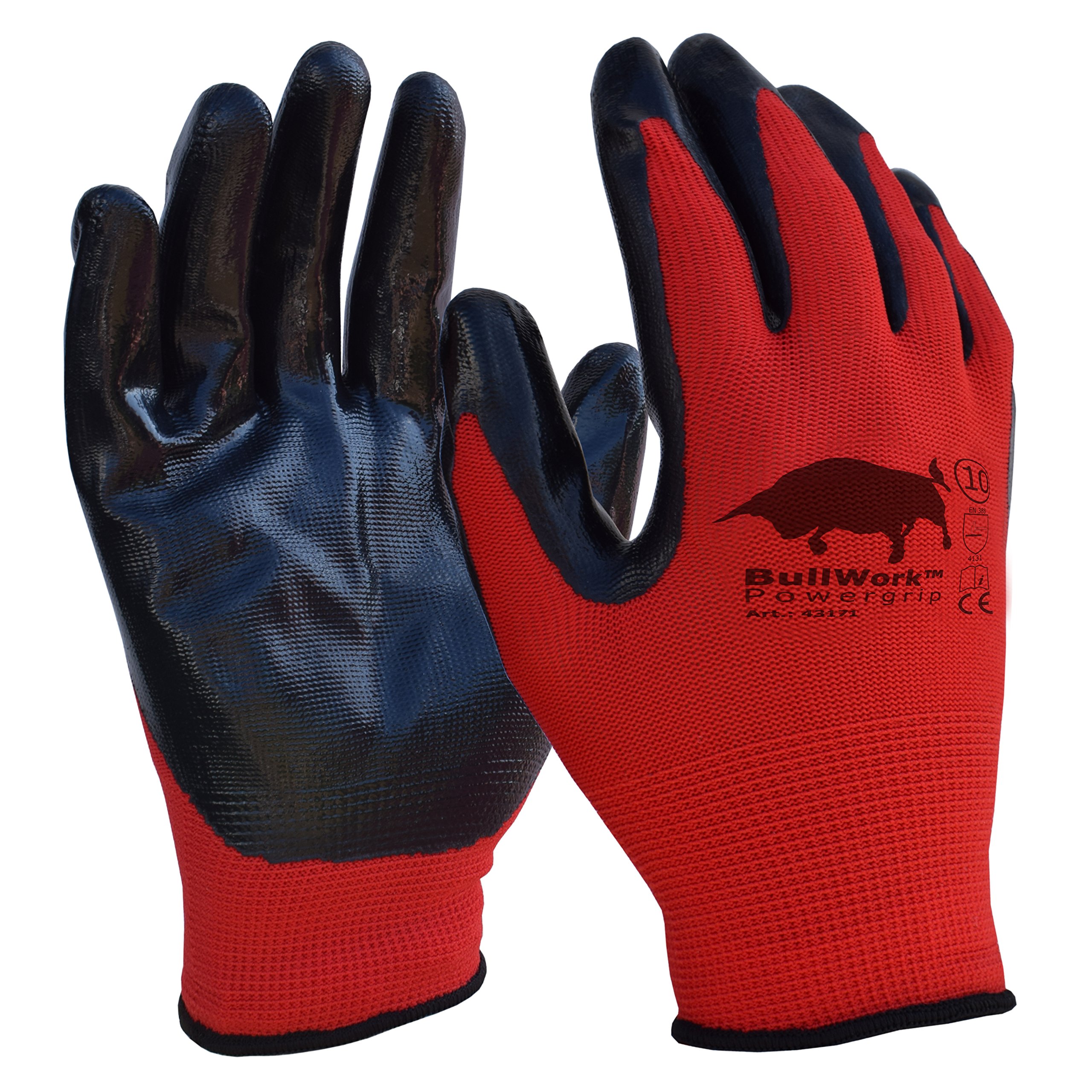 Lot De 10 Paires De Gants De Travail Beybi T10 - Norme EN388 - Neufs
