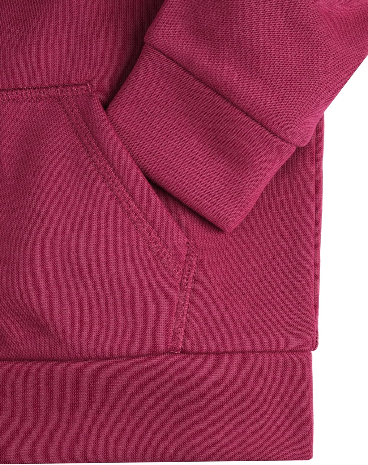 PUMA girls Core Logo Zip Up Hoodie - Image 4