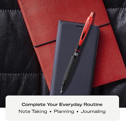 Miniatura 5 de uni-ball 307 bolígrafos de gel retráctiles micro punto 0020in surtidos 3 unidades