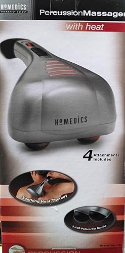 Miniatura 3 de HoMedics Masajeador de percusión con tejido profundo de calor
