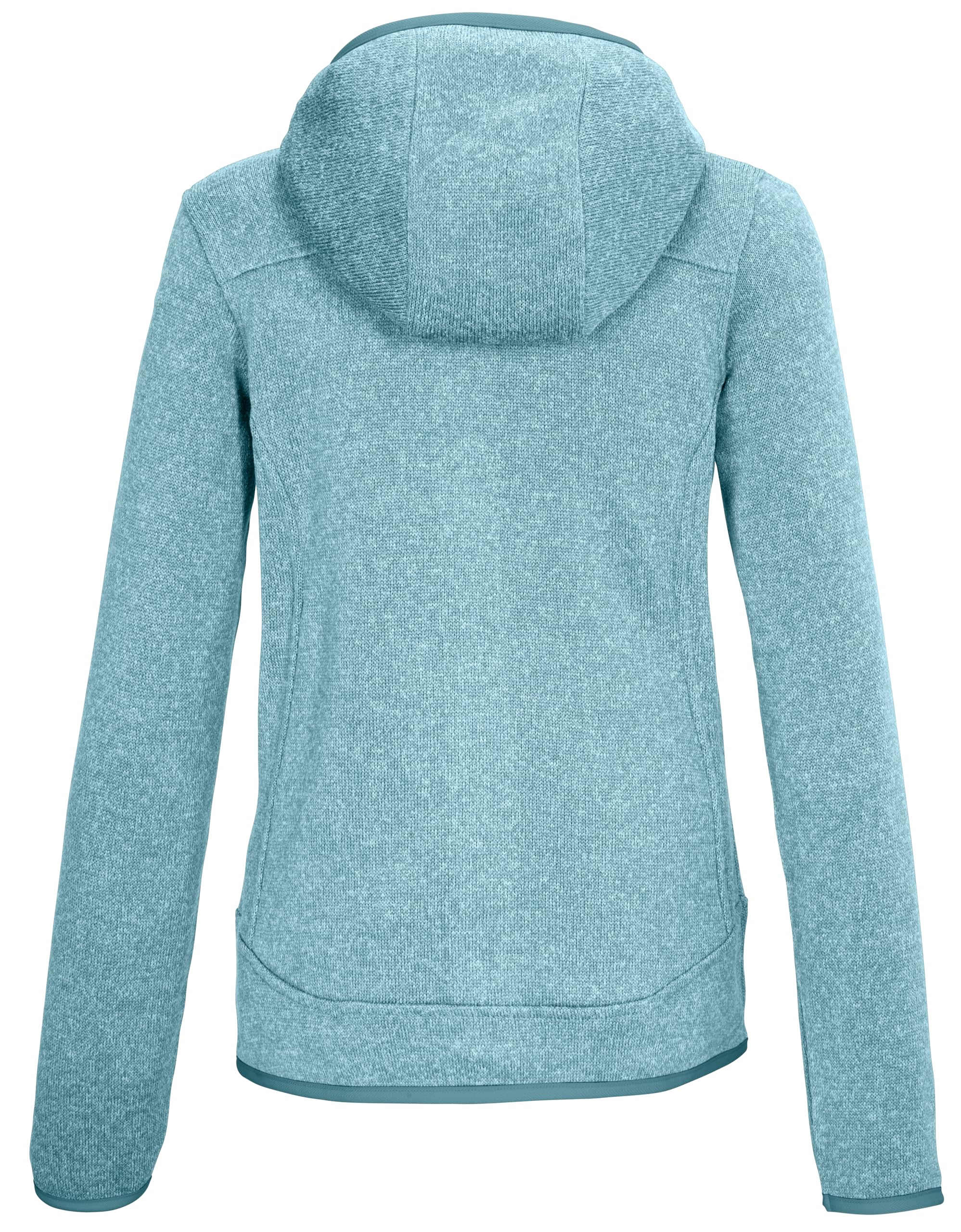 Killtec Mädchen Kos 174 Grls Kntflc Jckt Strickfleecejacke/Fleecejacke mit Kapuze