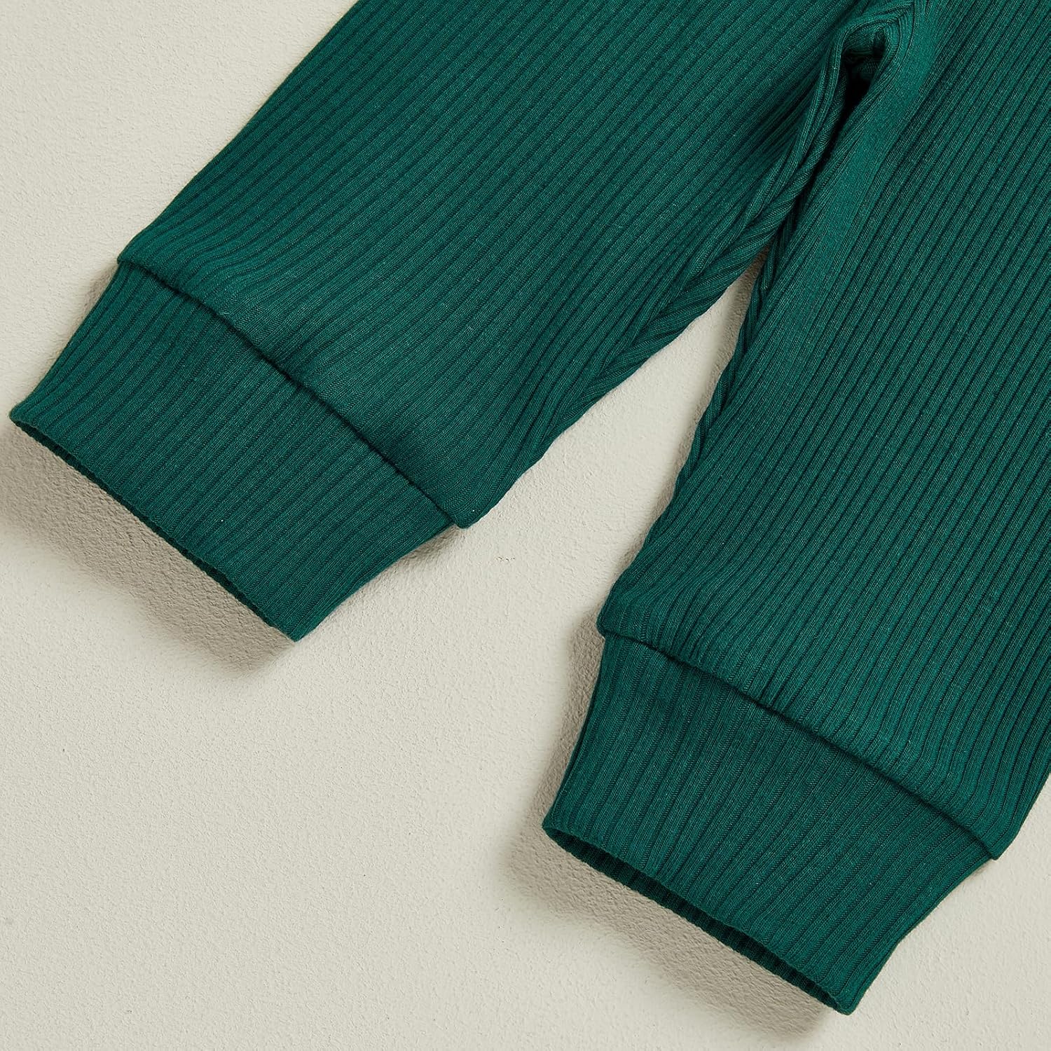 Baby Boy Clothes 3 6 12 18 Months Long Sleeve Ribbed Knitted Romper Pants Set with Hat Newborn Fall Winter Outfits - Image 7