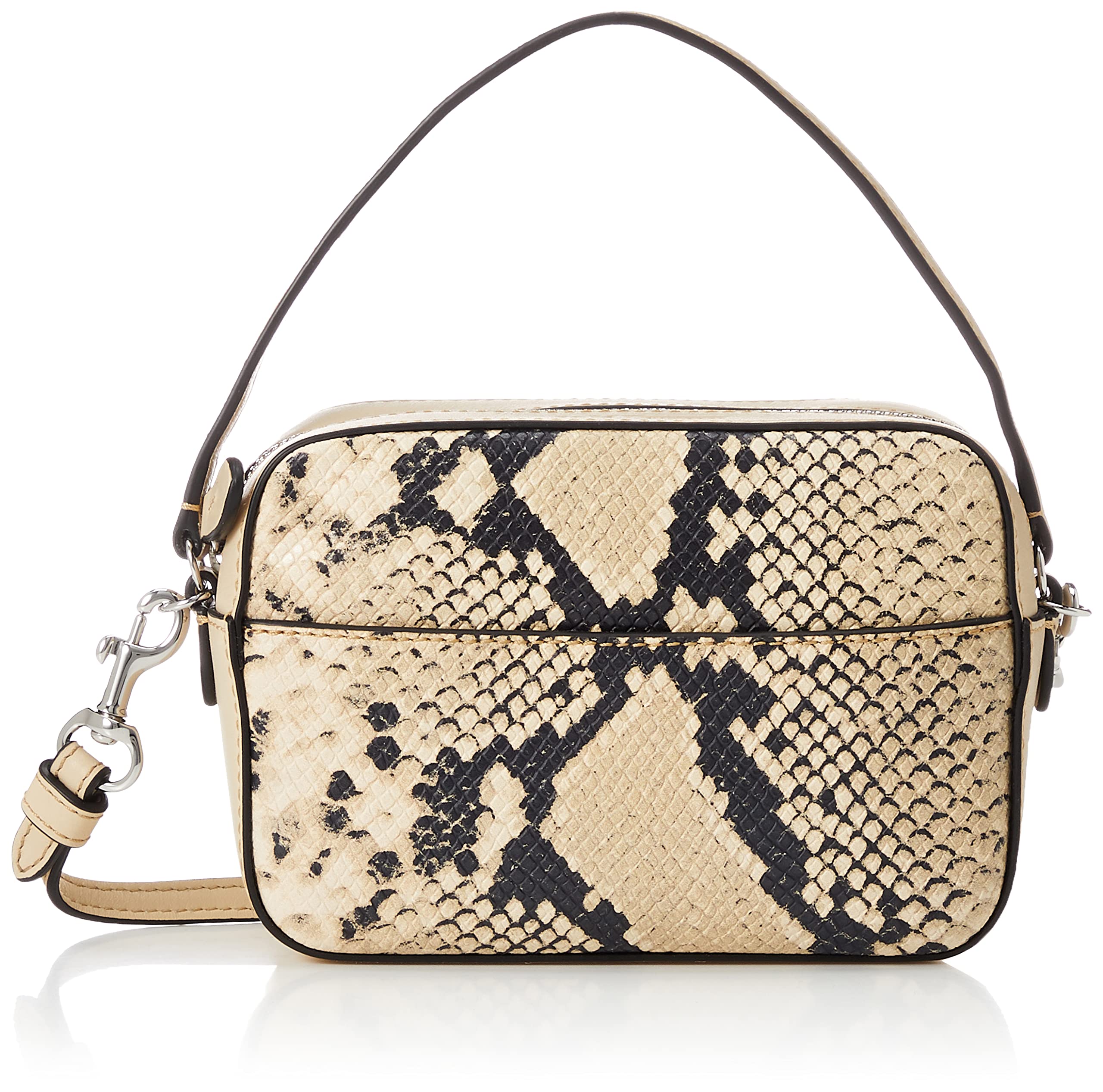 J M Davidson LHMP-0XX-EPSC TopHandlePebble Mini Womens Shoulder Bag Stone Beige