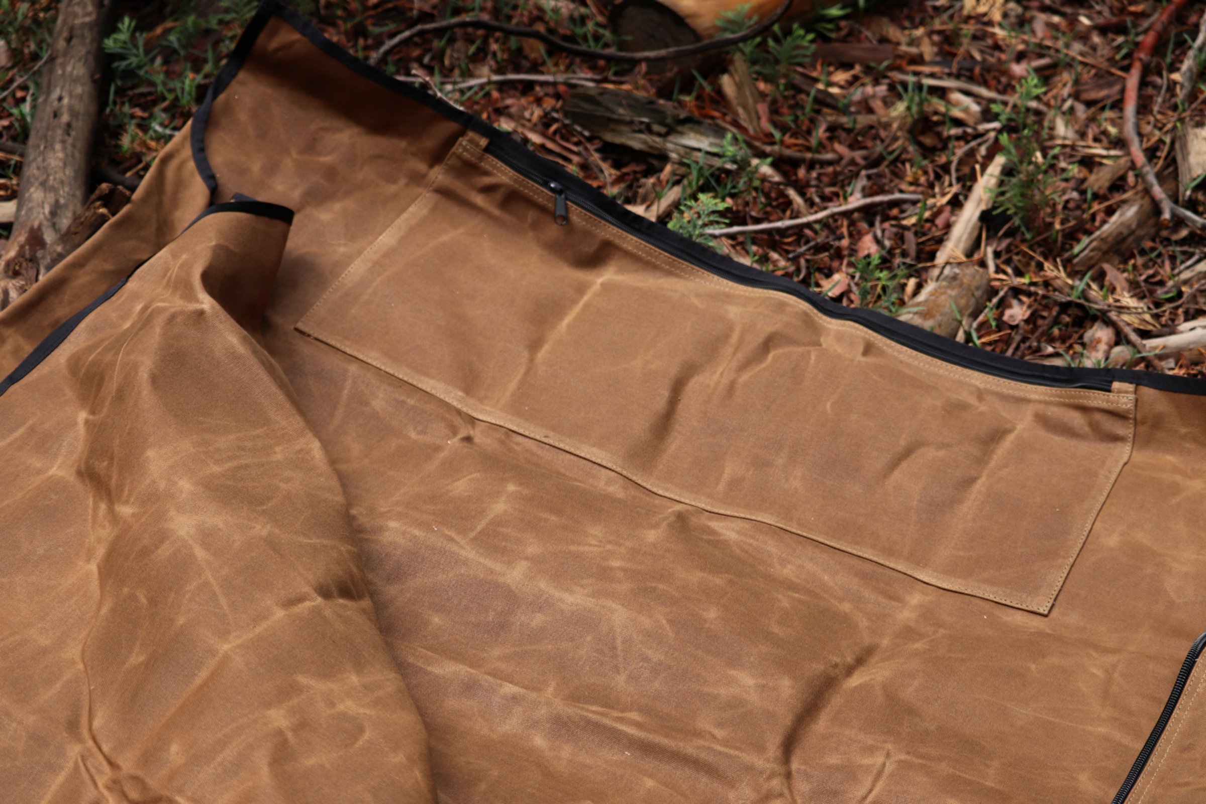 1844 Helko Werk Germany Handmade Waxed Canvas Bedroll 80”L x 40" W with