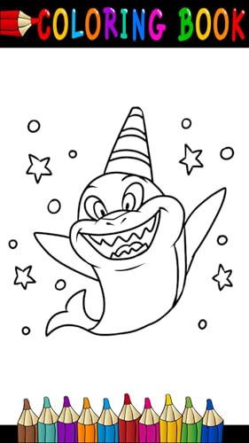 Coloring book Shark For Kids