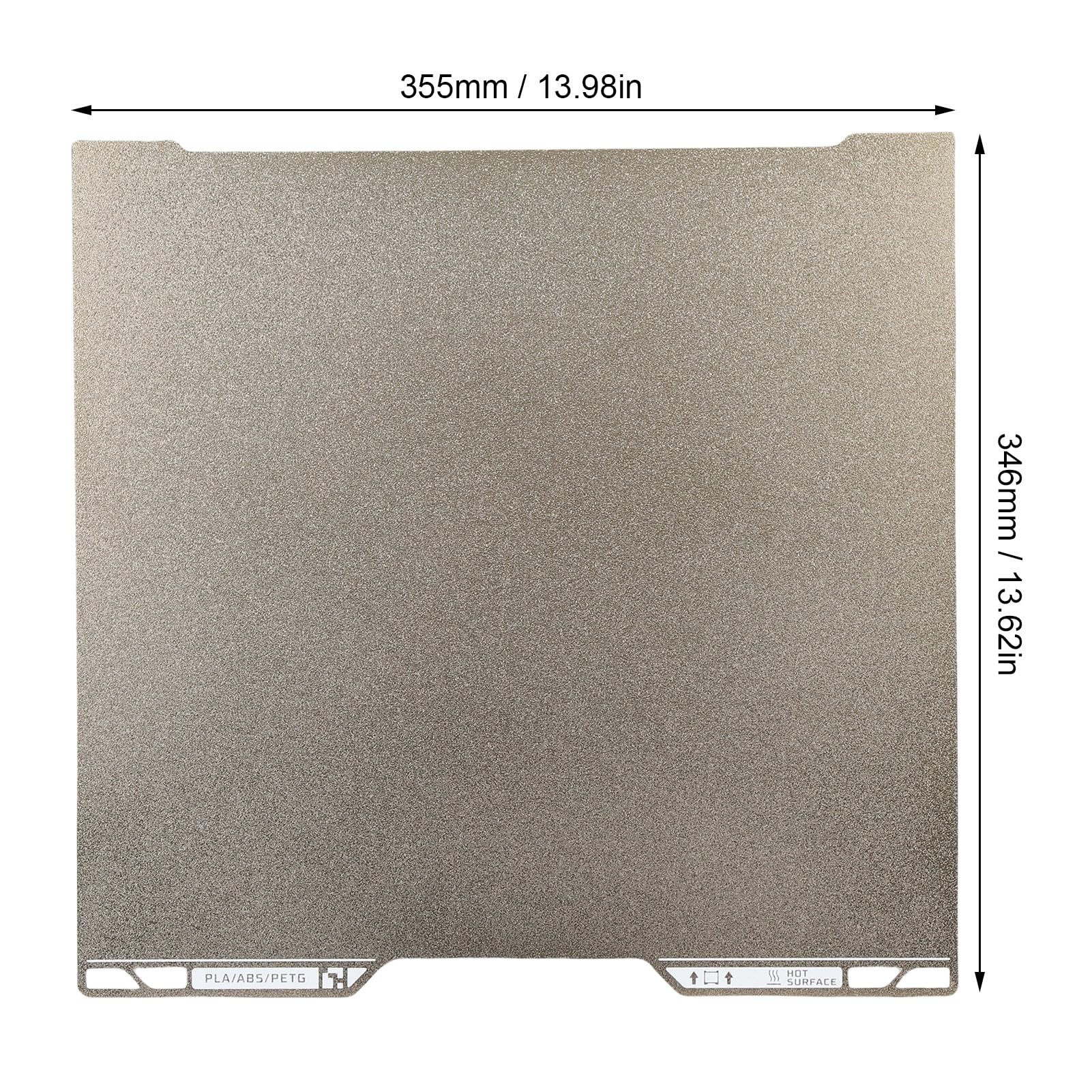 Cocoarm Plaque PEI Texturée 355x346mm Pour Lab H2D