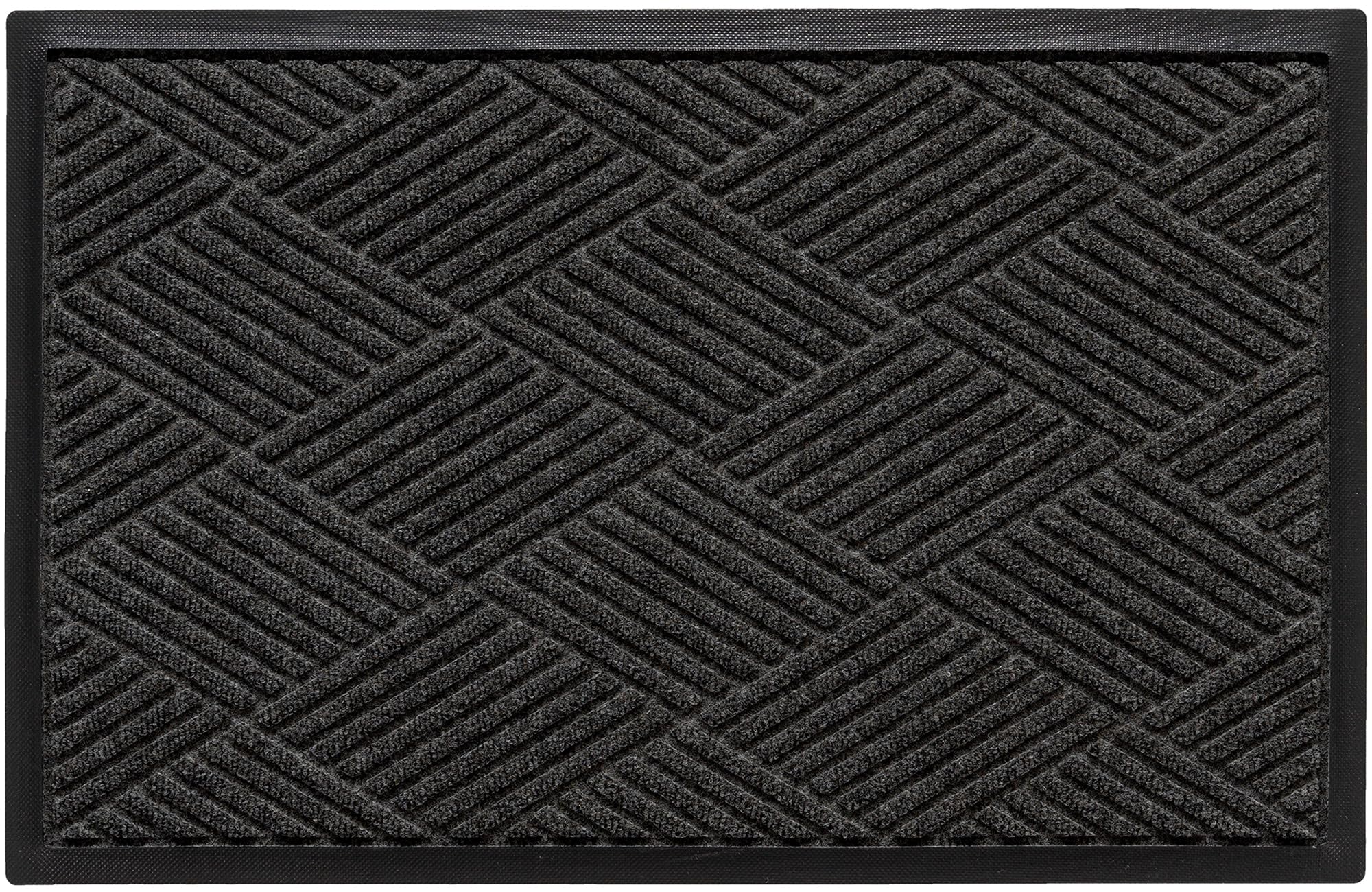 WaterHog Diamonds Front Door Mat Indoor Outdoor Entrance, All-Weather Mats