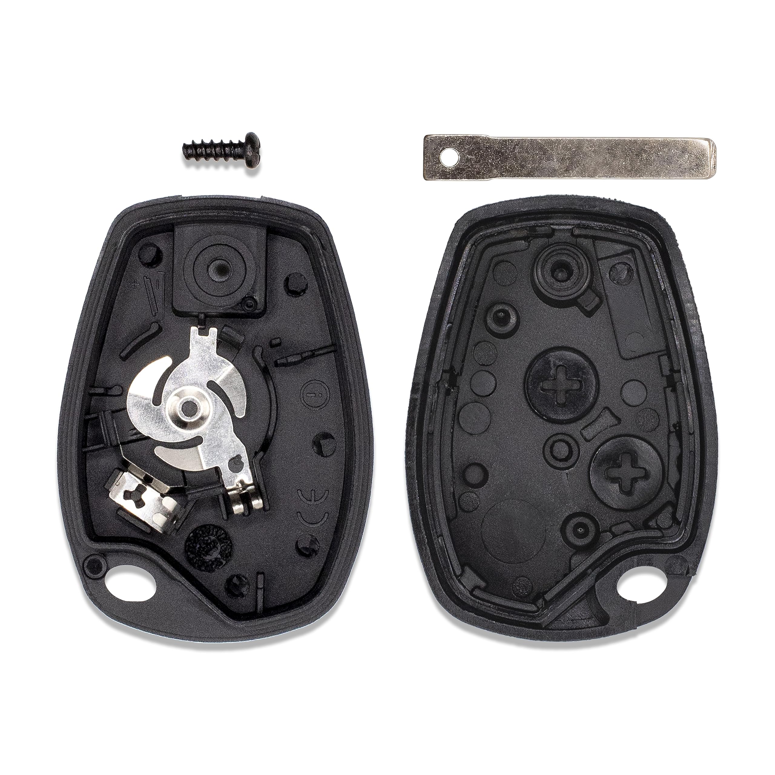 Renault Clio Modus Twingo Kangoo Wind Guscio Chiave 2 Tasti Telecomando Cover Ricambio Lama