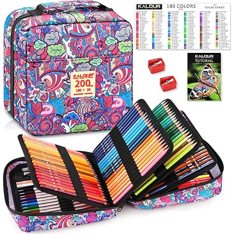 Brutfuner 180 Colored Pencils Set for Adults
