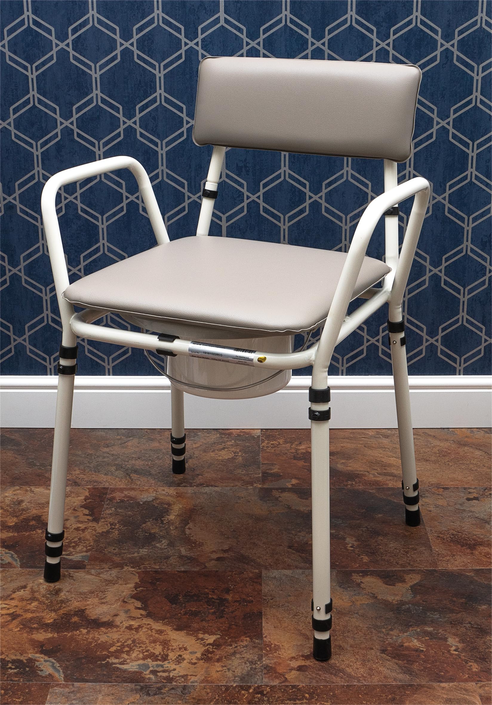 Aidapt Essex Height Adjustable Commode Chair -6 Aidapt Essex Height Adjustable Commode Chair -6