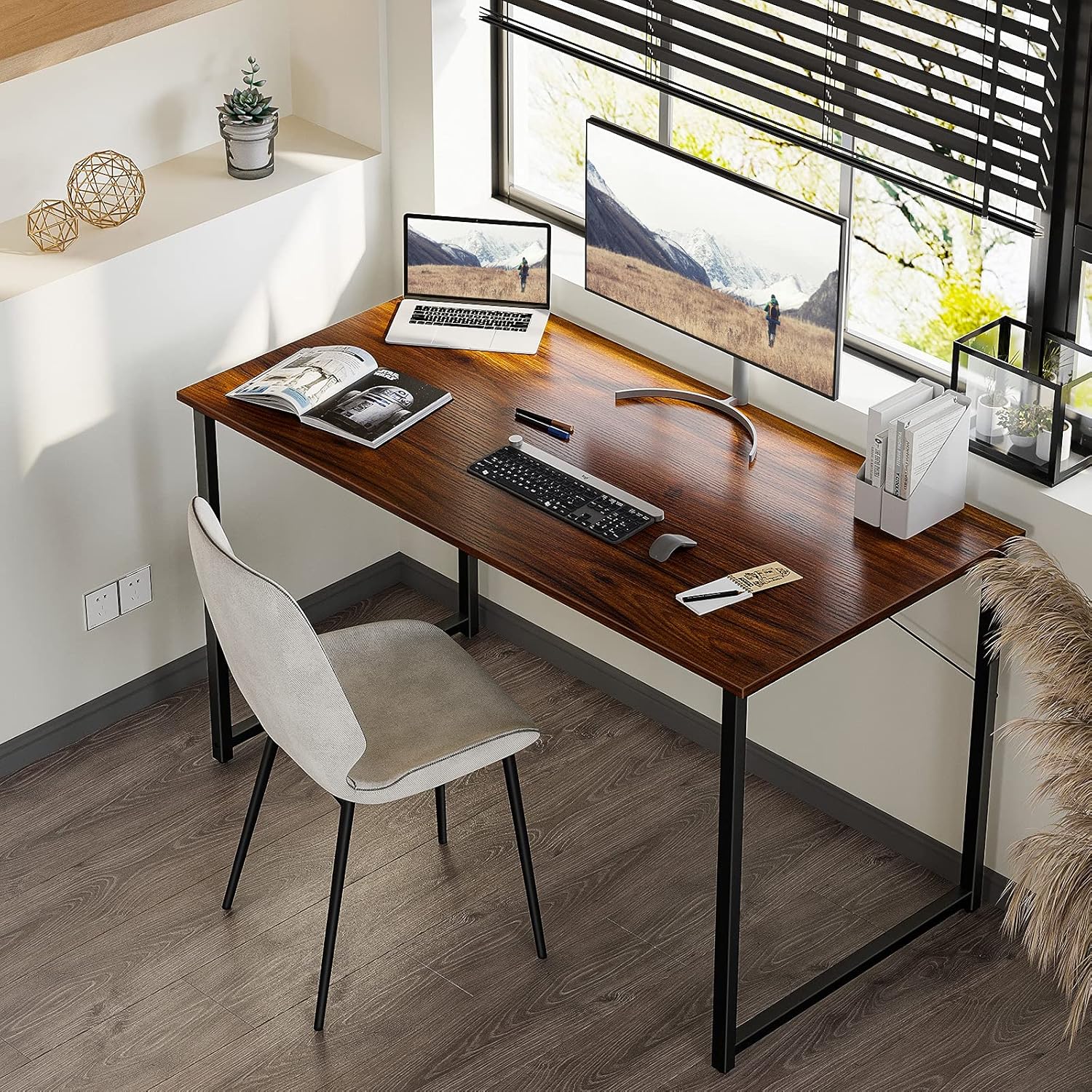 Coleshome Computer Desk in a home office setting