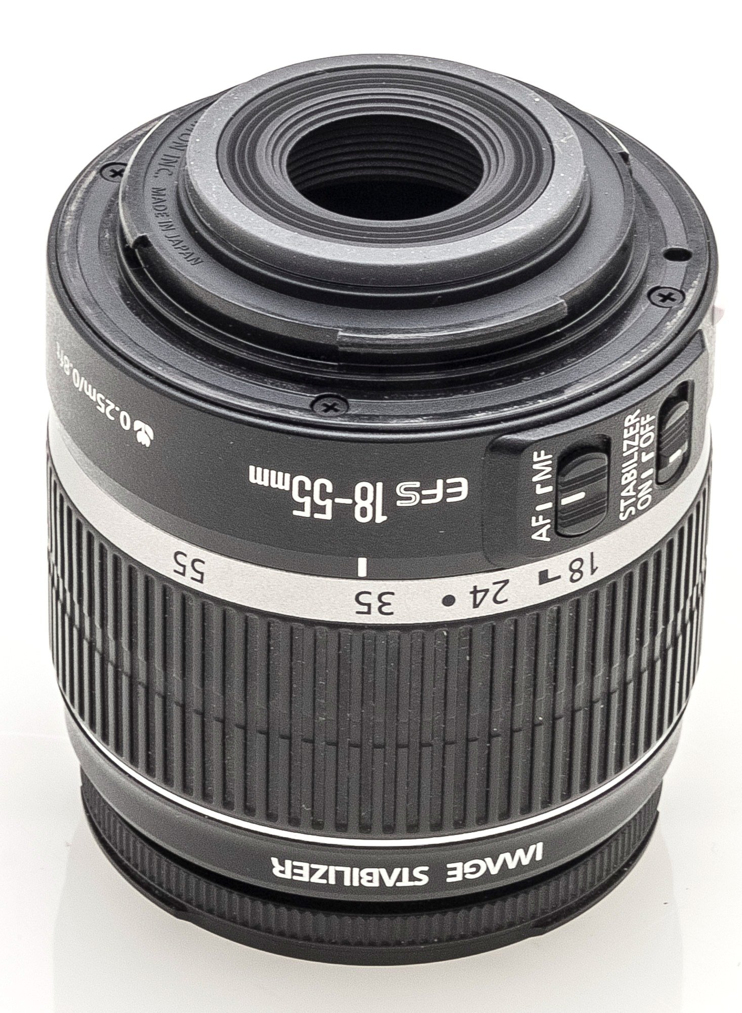キヤノン EF-S18-55mm F3.5-5.6 IS APS-C対応標準ズームレンズ