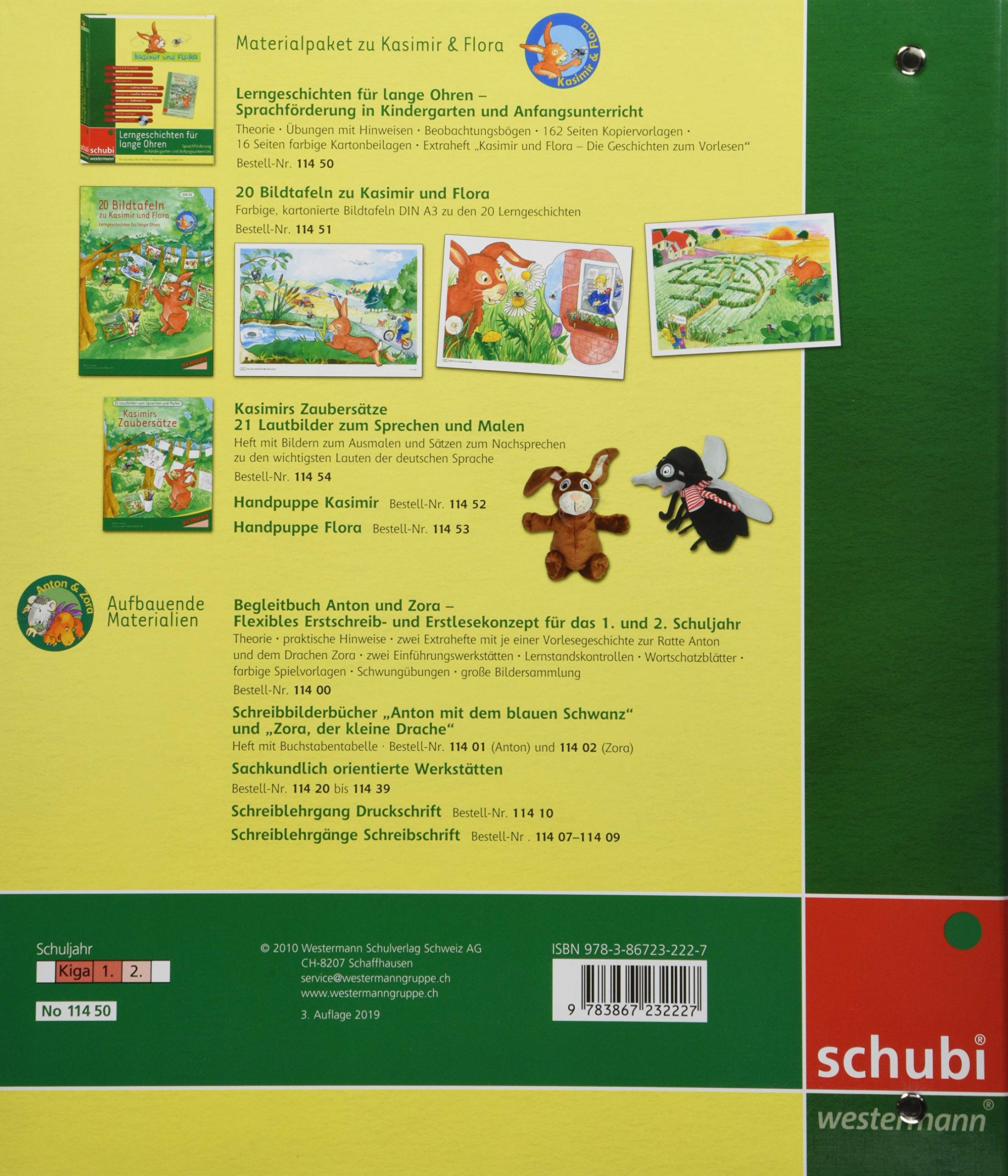 Lerngeschichten für lange Ohren: Handbuch für Kindergarten und Anfangsunterricht (Kasimir & Flora)