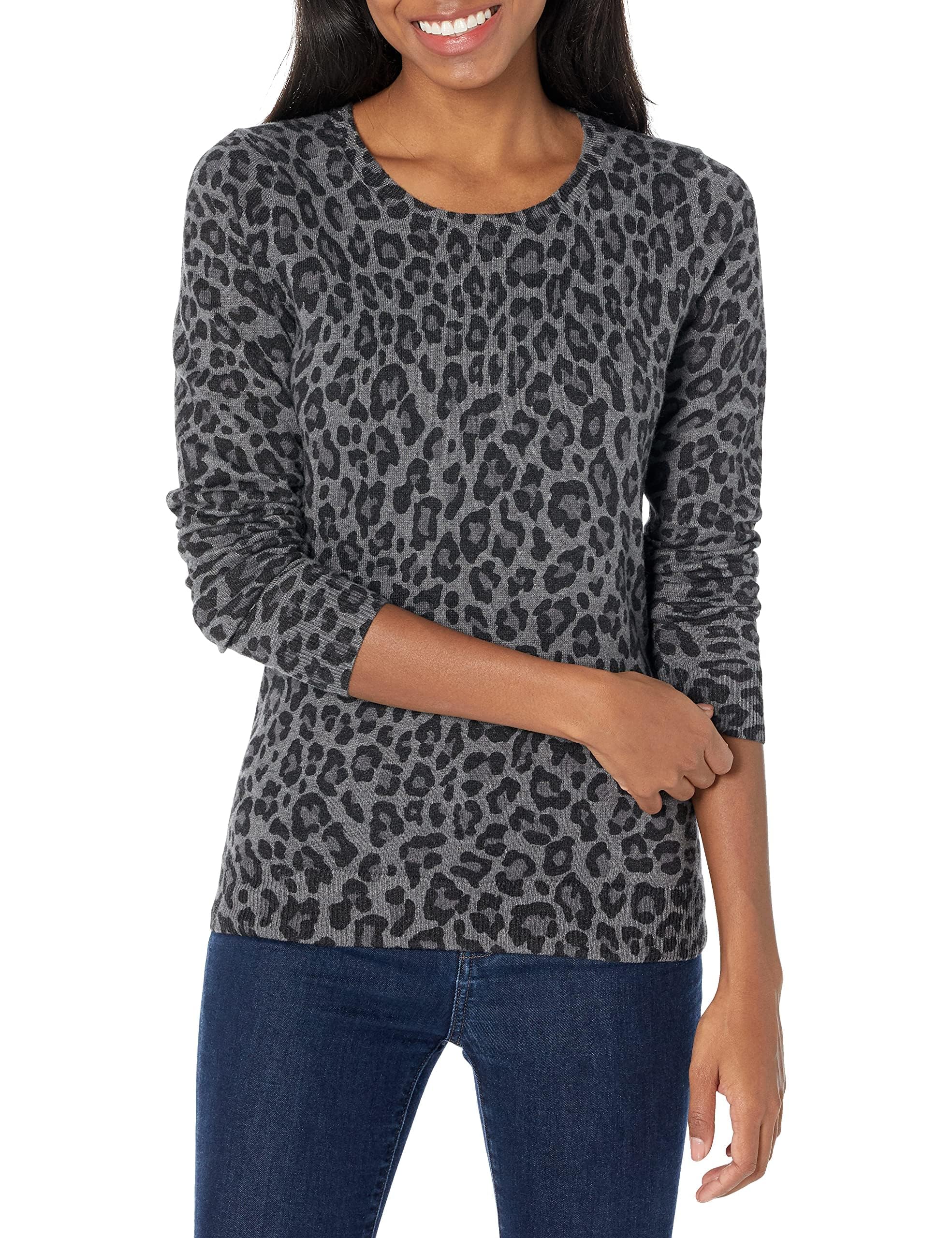 Amazon Essentials Women's Long-Sleeve Lightweight Crewneck Sweater, Flattering (Available in Plus Size)