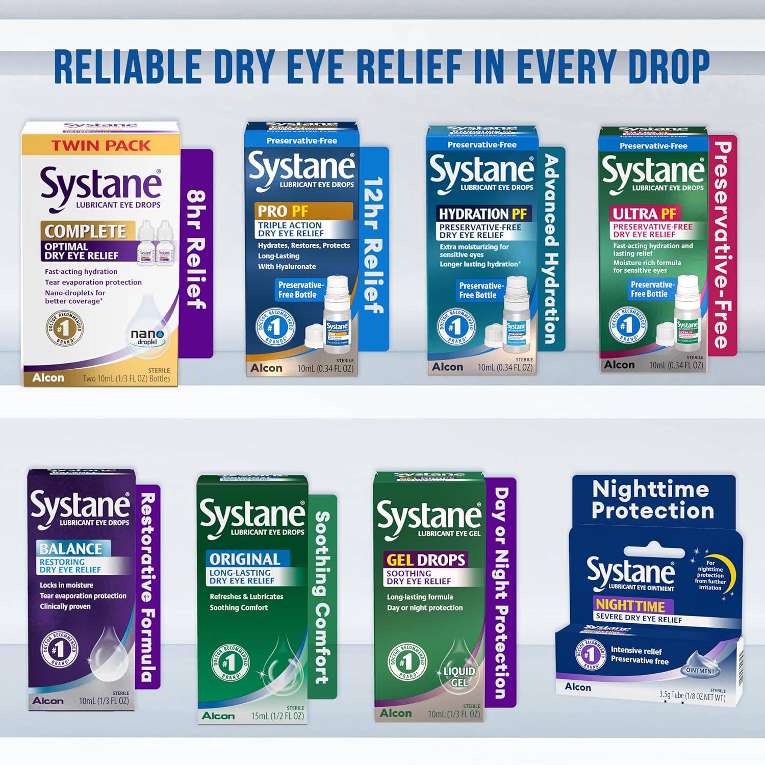 Systane Complete Lubricant Eye Drops, 0.34 Fl Oz, Twin Pack (Pack of 2) - Image 6