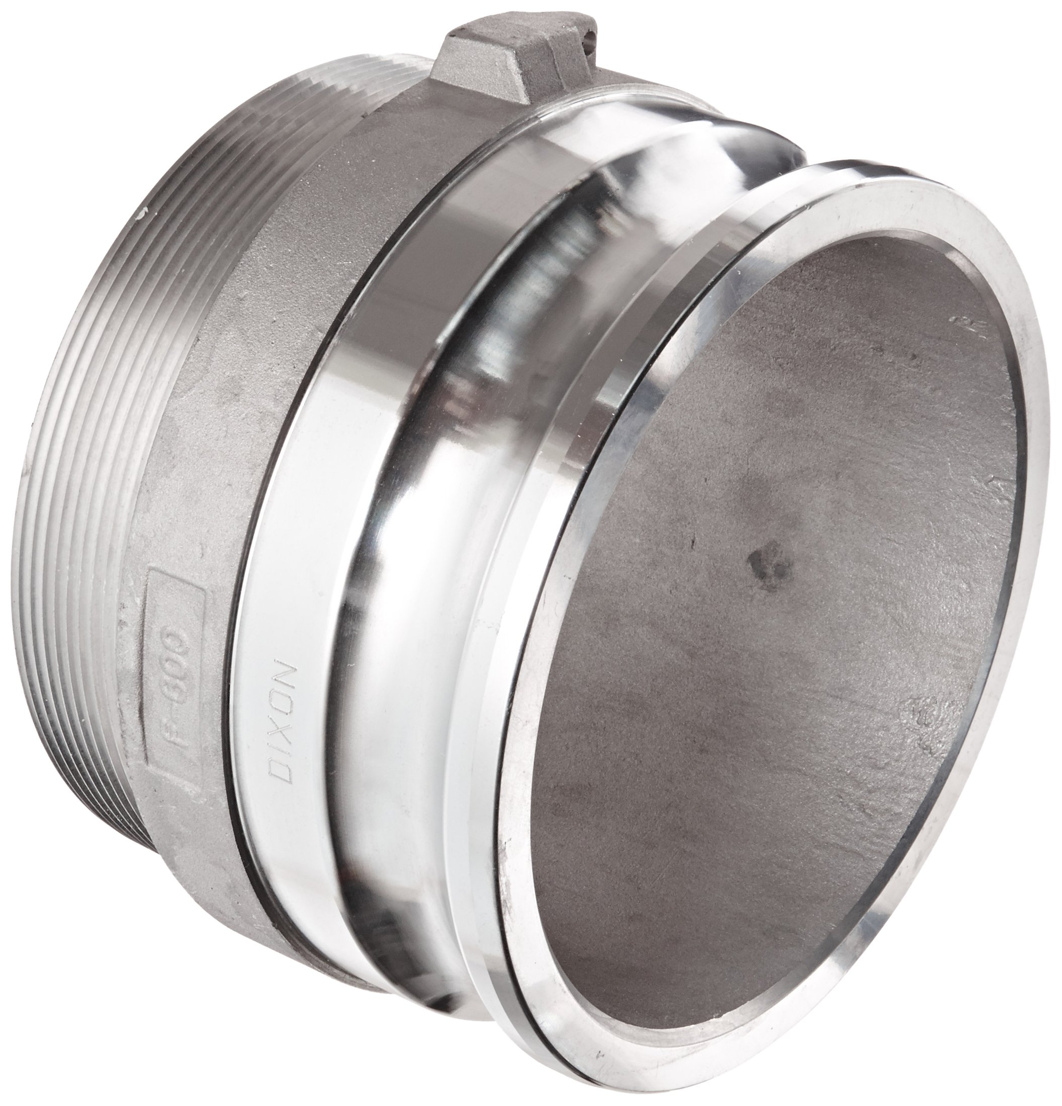 Dixon G600-F-AL A380 Global Tipo F Acoplamiento de manguera de leva y ranura, enchufe de 6 pulgadas x 6 pulgadas NPT macho