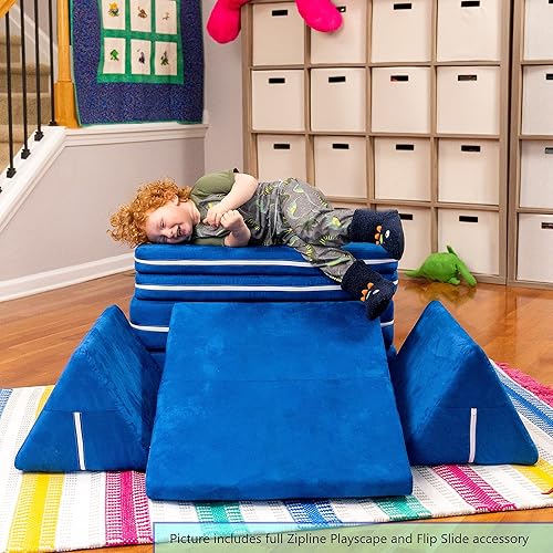 Miniatura 4 de Jaxx Zipline Playscape - Accesorio abatible, color cereza