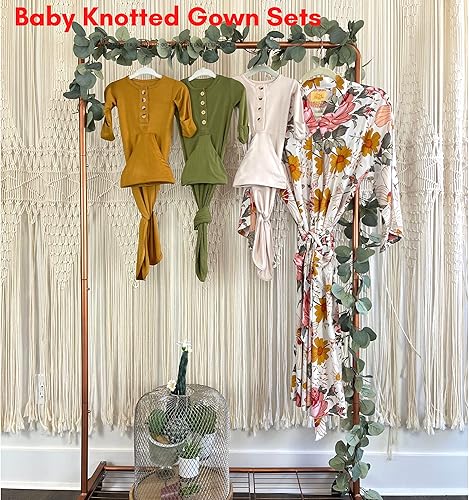 Miniatura 3 de Bata vintage de mamá con estampado familiar a juego vestido anudado para bebé pañal camisetas de papá camisetas Big SISBRO y bata para hermana mayor