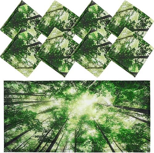 Patelai Paquete de 8 cubiertas de luz con filtro magnético fluorescente para luces fluorescentes, cubiertas de luz de aula, para oficina, aula,