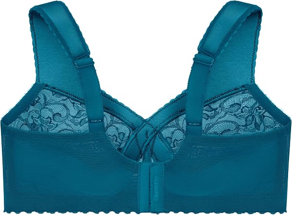 Glamorise Womens Full Figure Support Bra 36E Dark Teal - 4