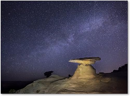Lienzo decorativo para pared con diseño de Noche estrellada en Arizona III de Moises Levy, 34.6 x 46.5in