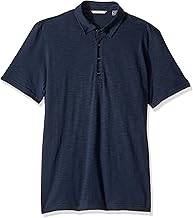 Michael Bastian Men's Short Sleeve Cotton Slub Polo Shirt