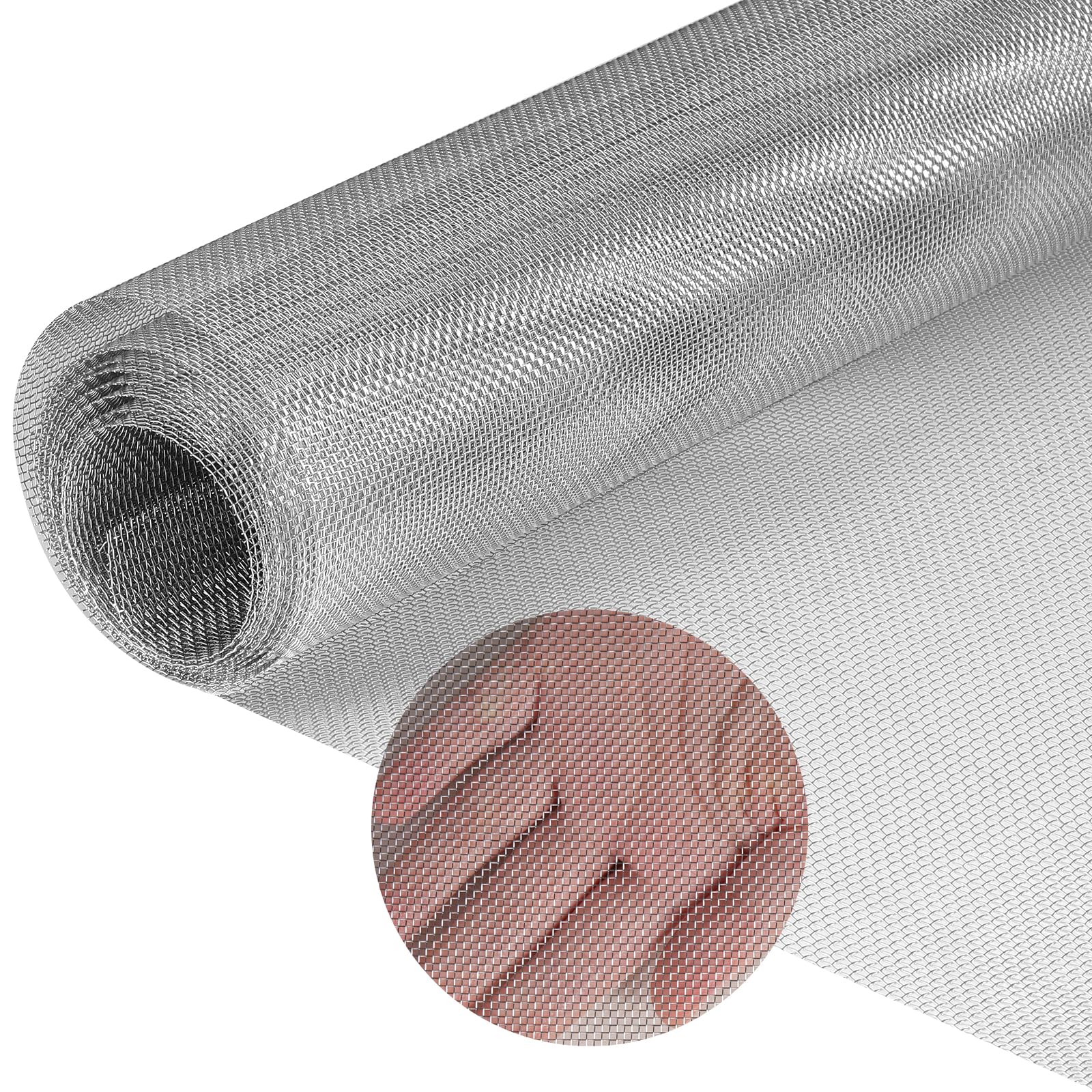 Wire Mesh Roll 13in x 6.56ft Chicken Wire Fence Durable Stainless Steel  Mesh Screen Easy to Cut for DIY Project Garden Vent Cover - Amazon.com