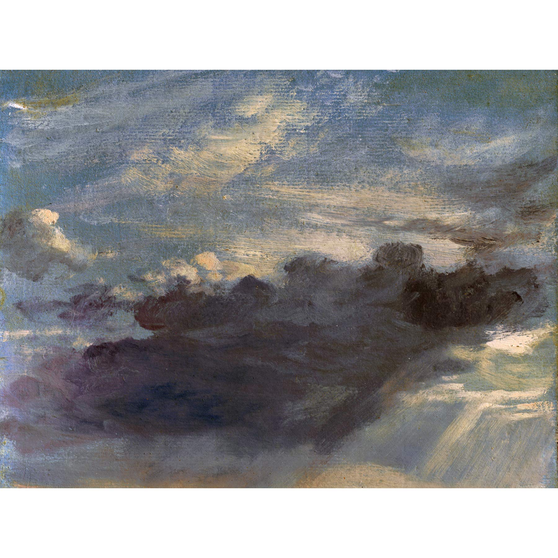 Artery8 John Constable Cloud Study C1821 Painting Large Wall Art Poster Print Thick Paper 18X24 Inch