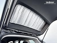Vista 5 de YelloPro - Parasol para ventana trasera para puerta trasera de Mercedes Benz GLS 550, 350d, 450, 63 AMG, SUV, reflector UV, accesorios de protección