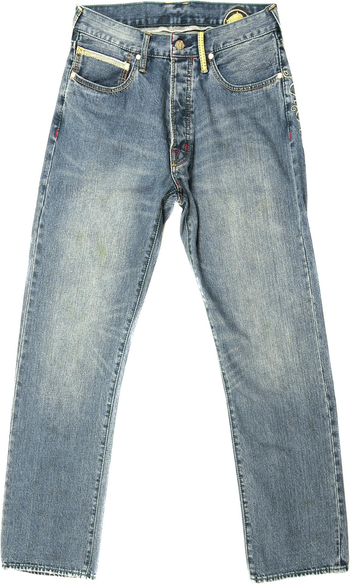 YoropikoJeans Stone wash Vintage Selvedge Denim Jean YORO9085