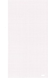 EKG Chart Paper for Hewlett Packard Pagewriter I, II & III 216 X 280 X 100 Sheets (1)